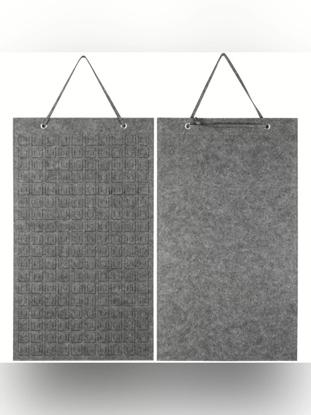 Felt Hanging Pin Display Organizer - Dark Gray NEW